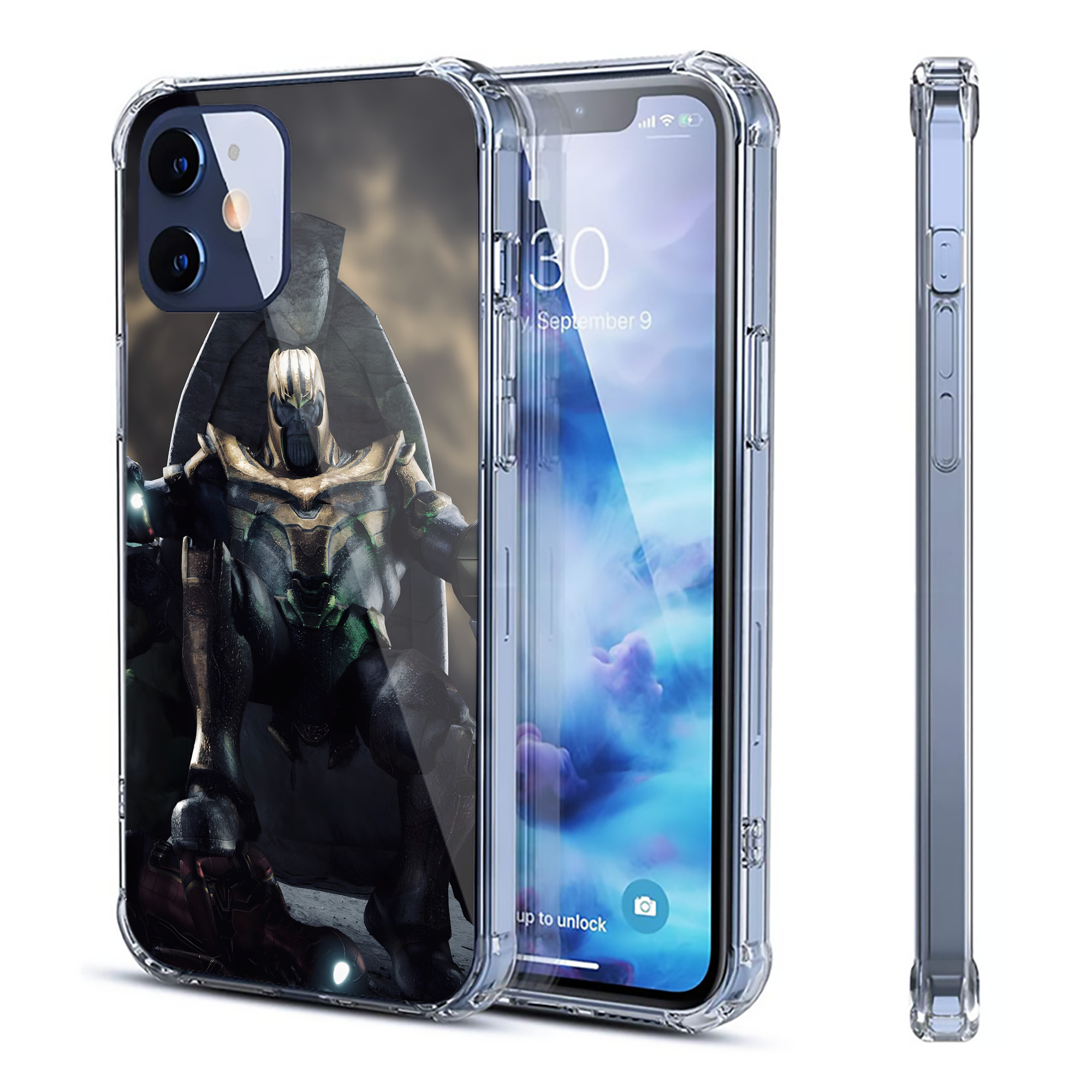 （画像用） アベンジャーズ The Avengers 【iPhone 12シリーズ対応】透明スマホケース（クリアソフトケース）